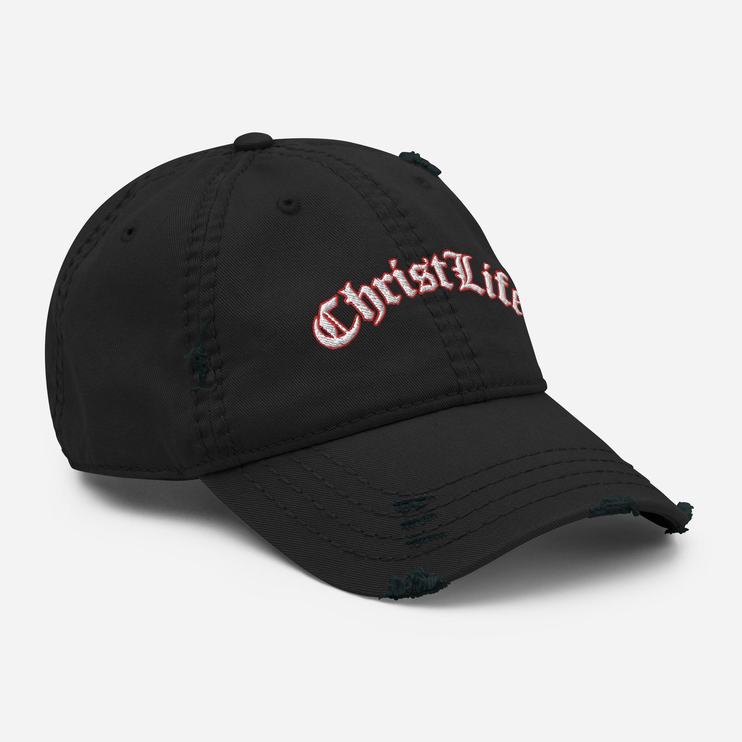 Distressed Christ Life Dad Hat