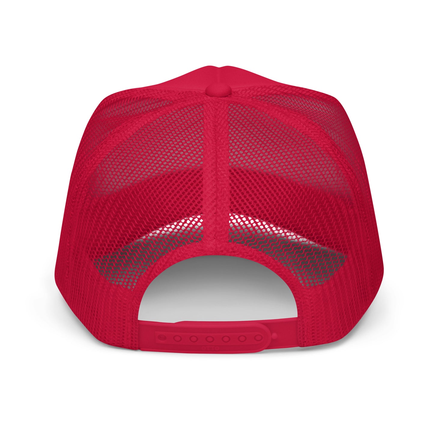 Foam Red Antioch trucker hat