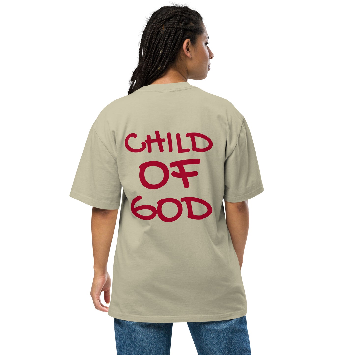 Oversized Child Of God faded t-shirt