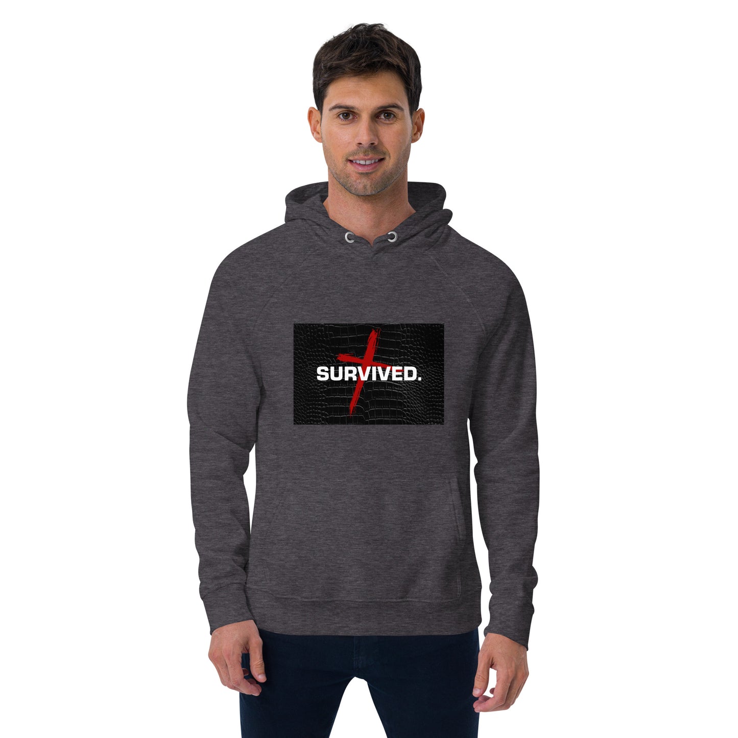 Unisex Survived raglan hoodie