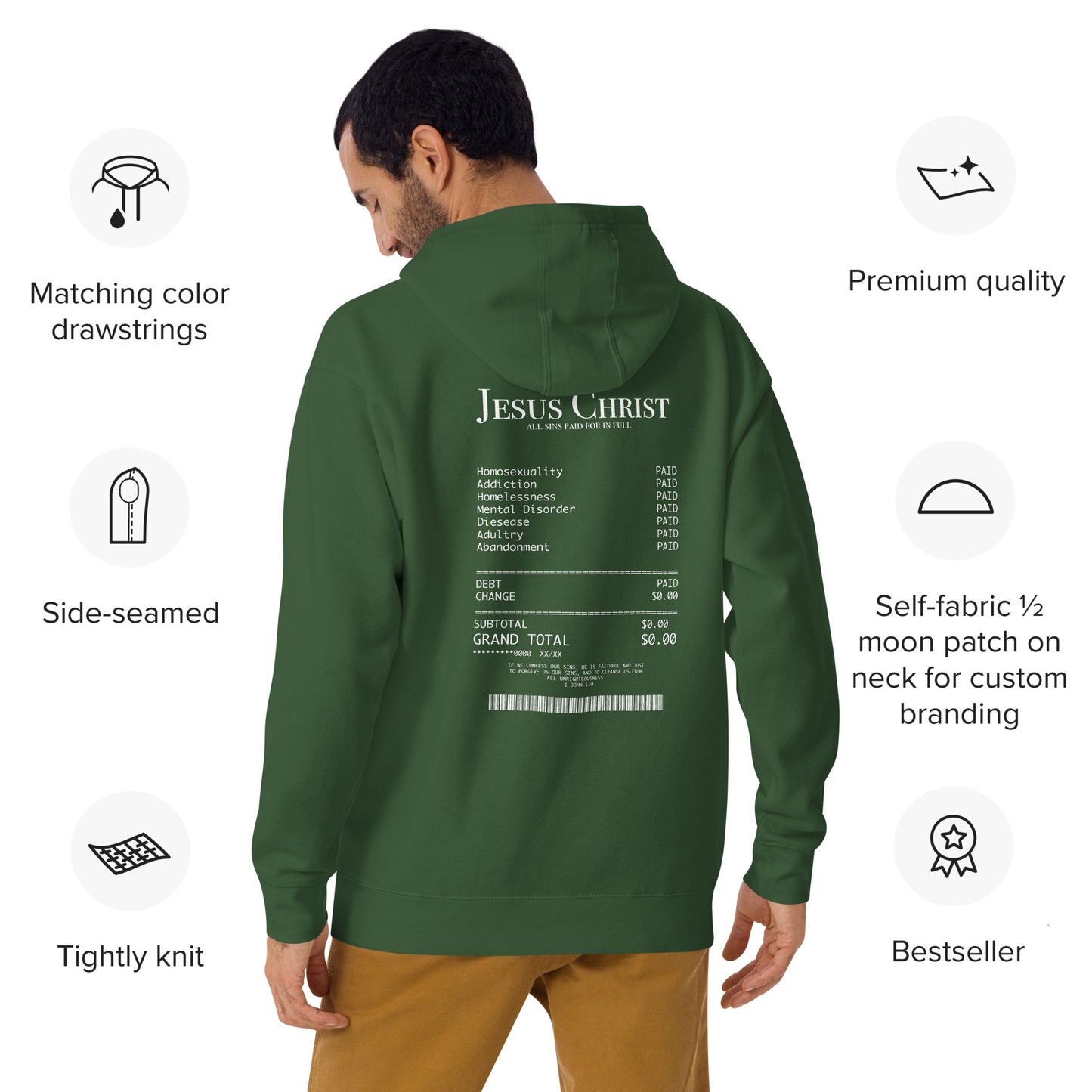 Unisex ALL SINS PAID Hoodie