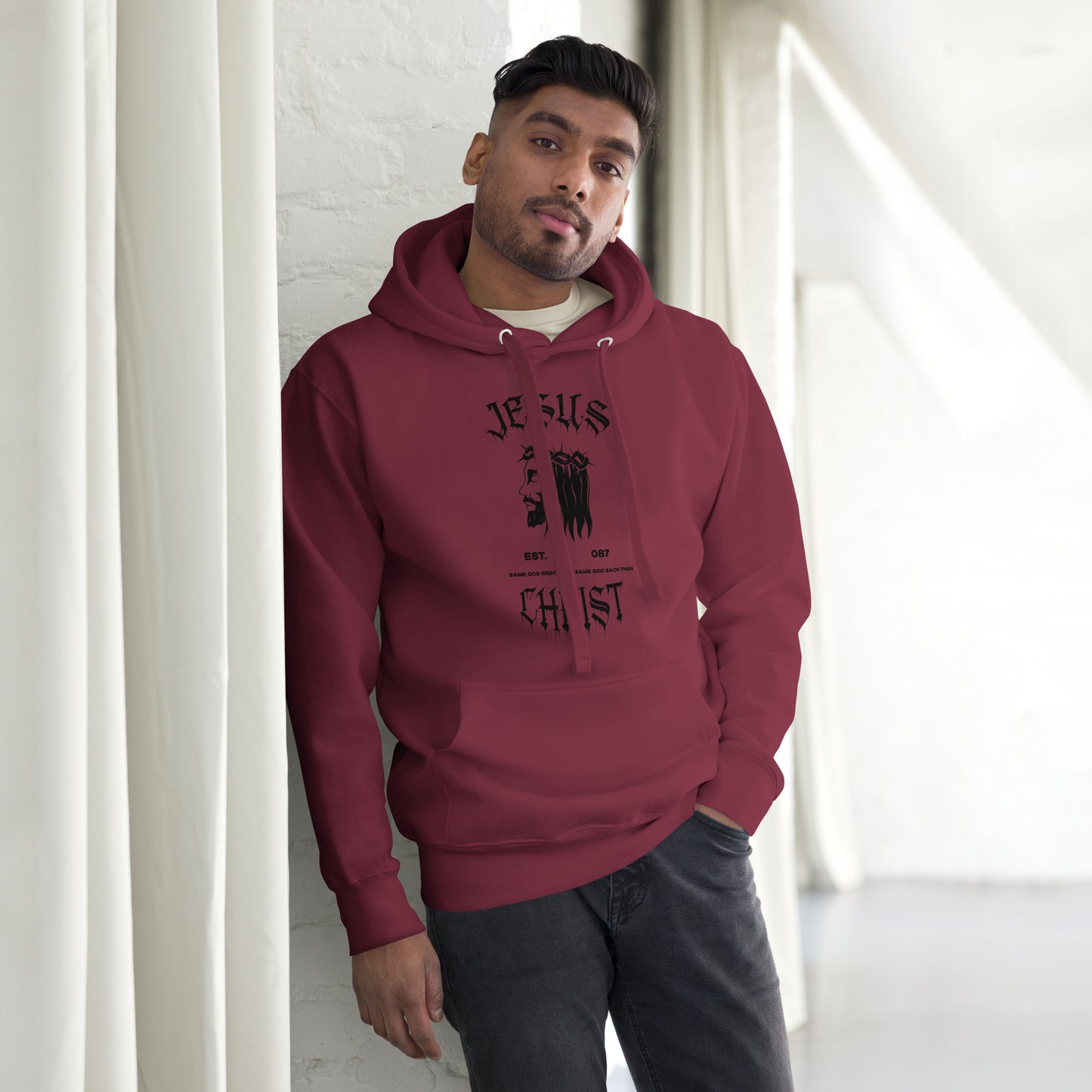 Unisex Jesus Christ Est. Hoodie
