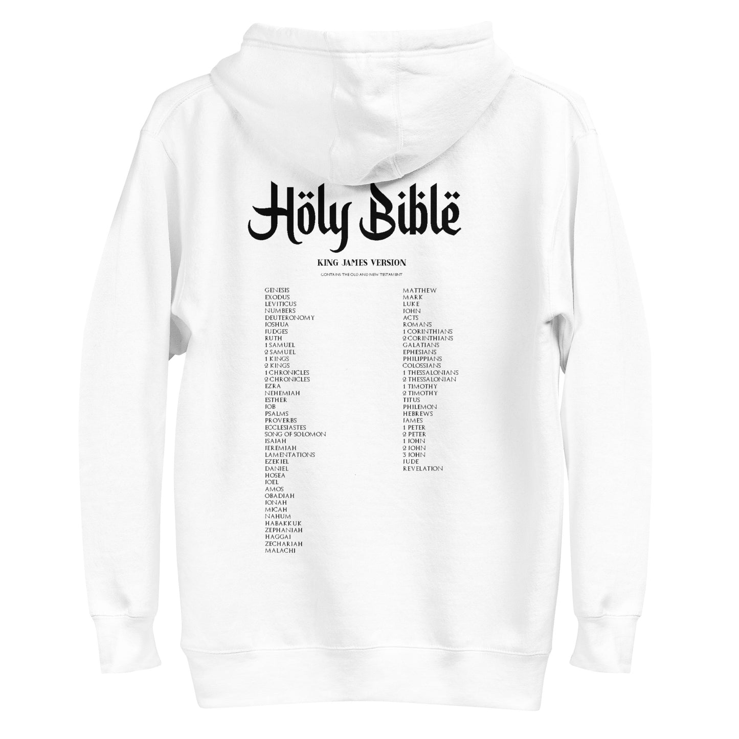 Unisex Holy Bible Hoodie