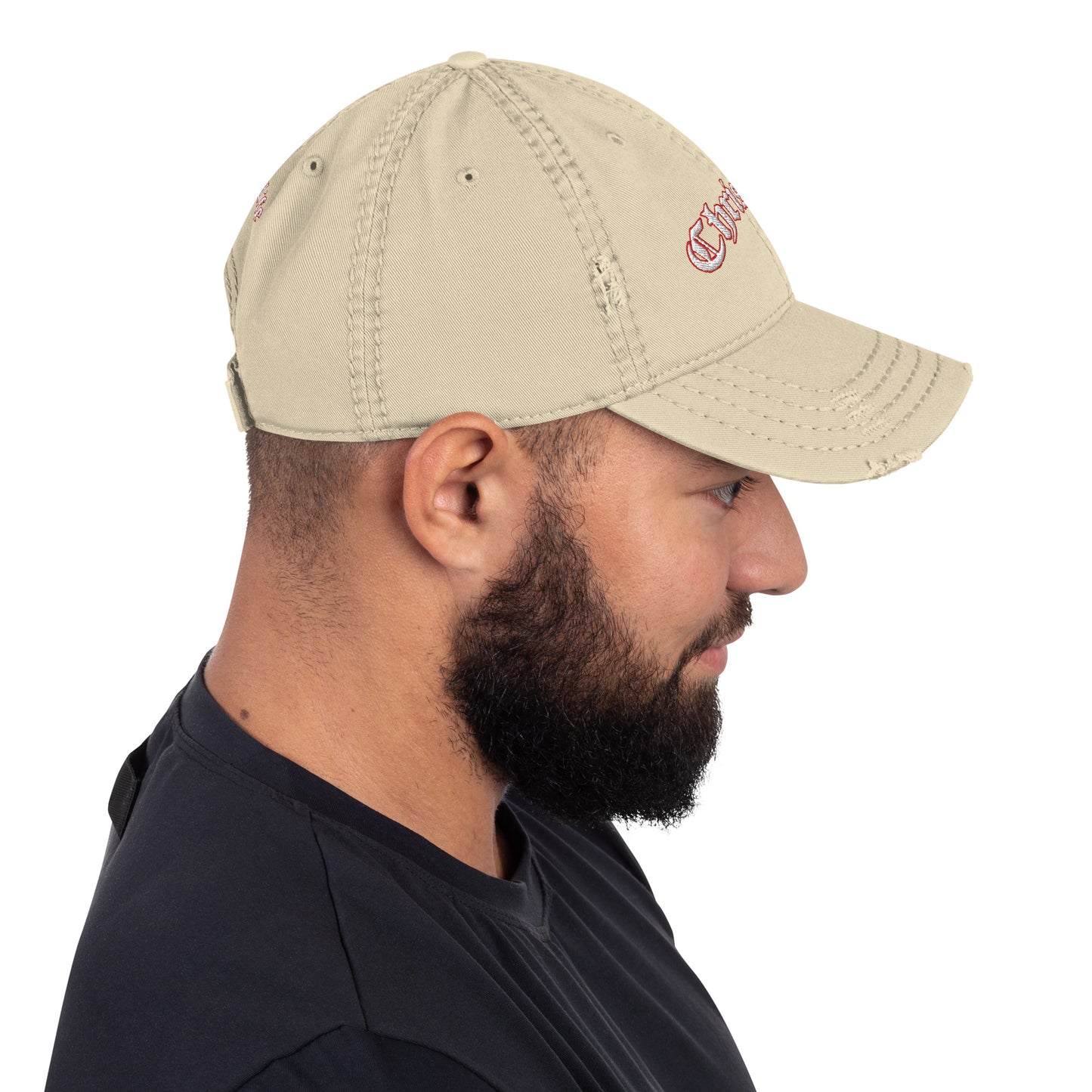 Distressed Christ Life Dad Hat