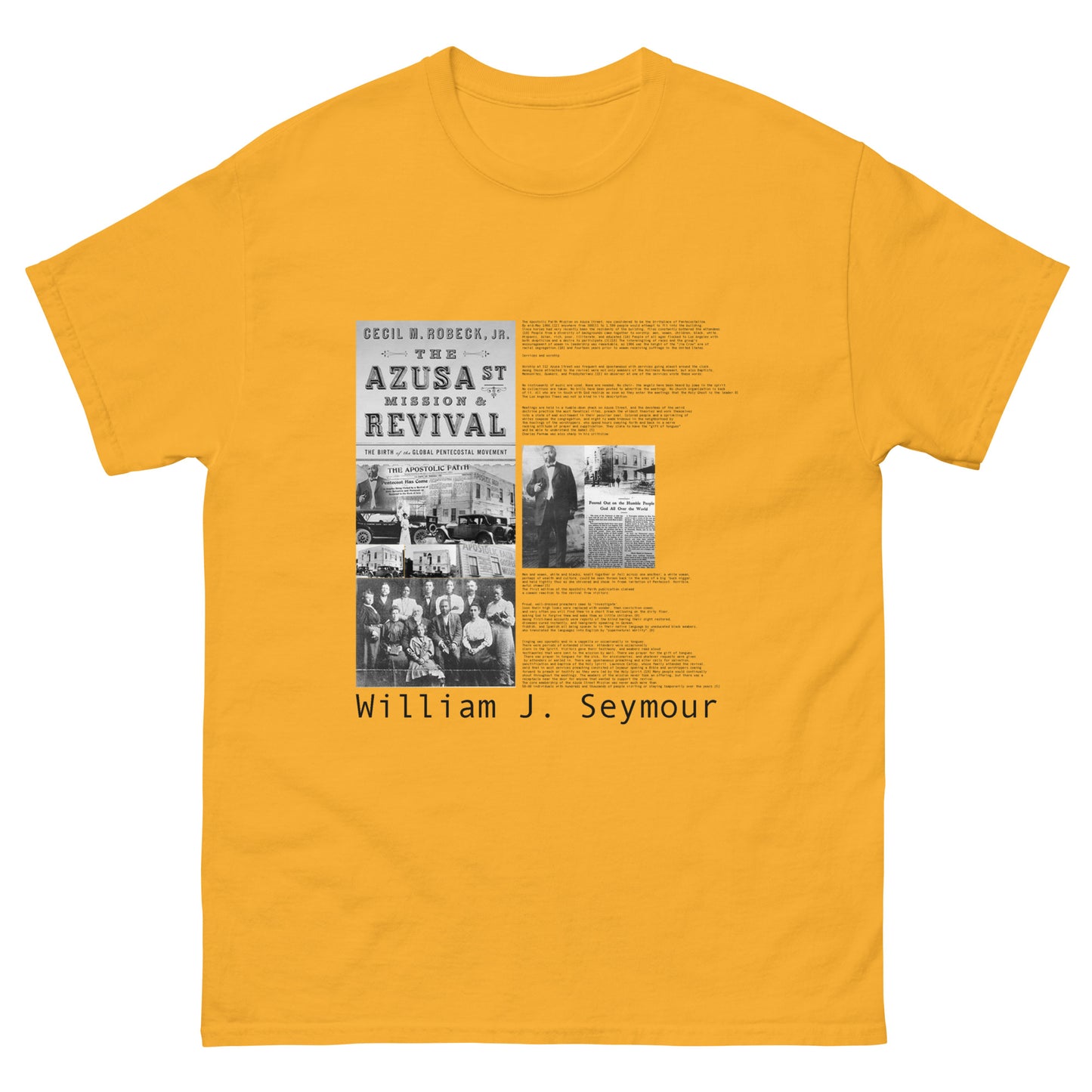 Men's Azusa Street classic tee