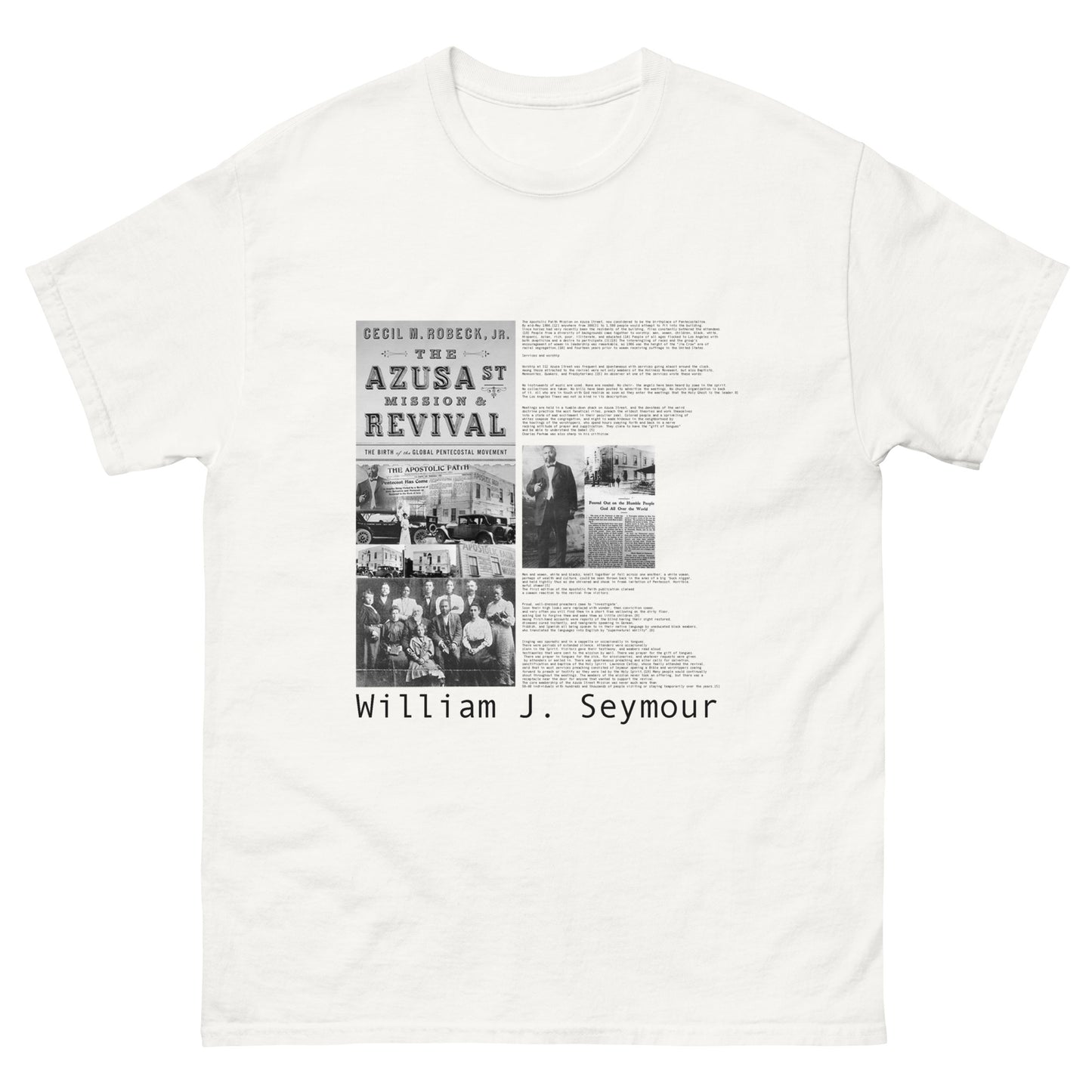 Men's Azusa Street classic tee