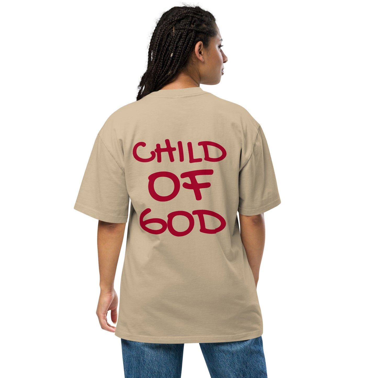 Oversized Child Of God faded t-shirt