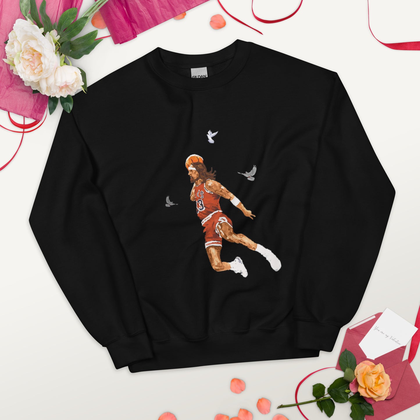 Unisex Jesus Christ Basketball Sweatshirt