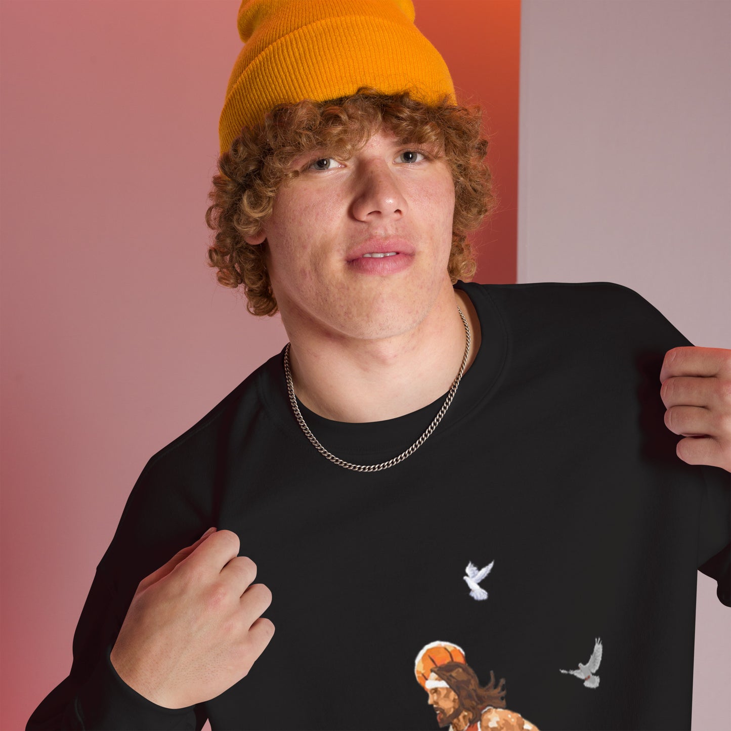 Unisex Jesus Christ Basketball Sweatshirt