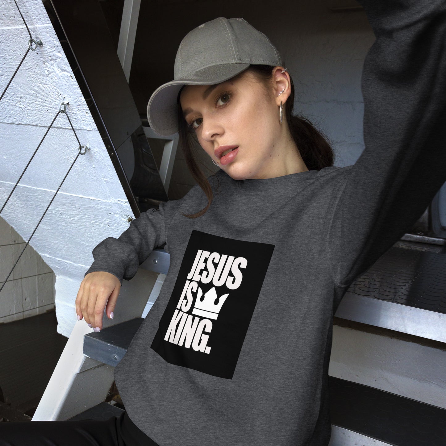 Unisex Jesus Is King Sweatshirt