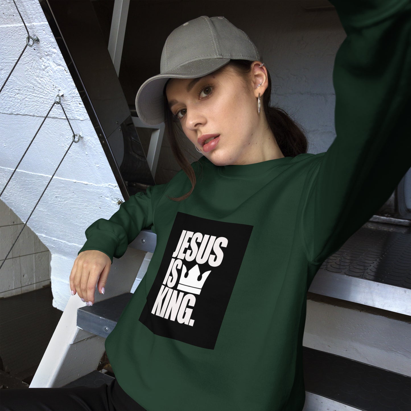 Unisex Jesus Is King Sweatshirt