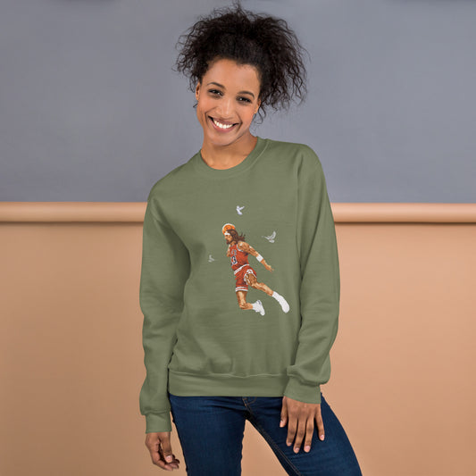 Unisex Jesus Christ Basketball Sweatshirt