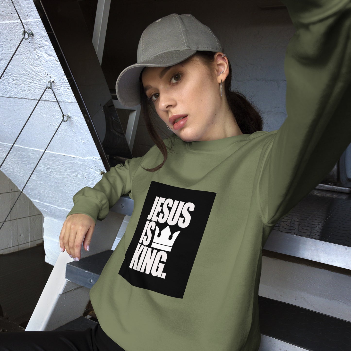Unisex Jesus Is King Sweatshirt