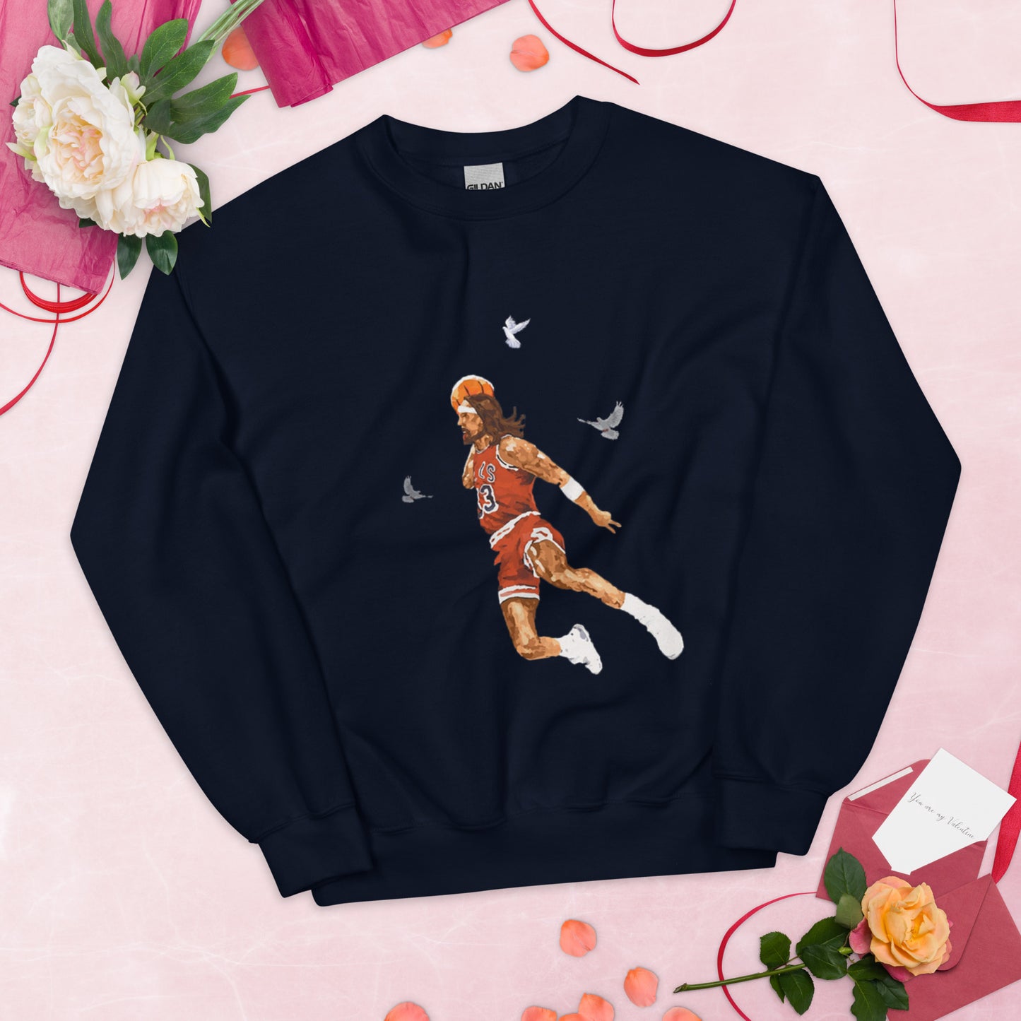 Unisex Jesus Christ Basketball Sweatshirt