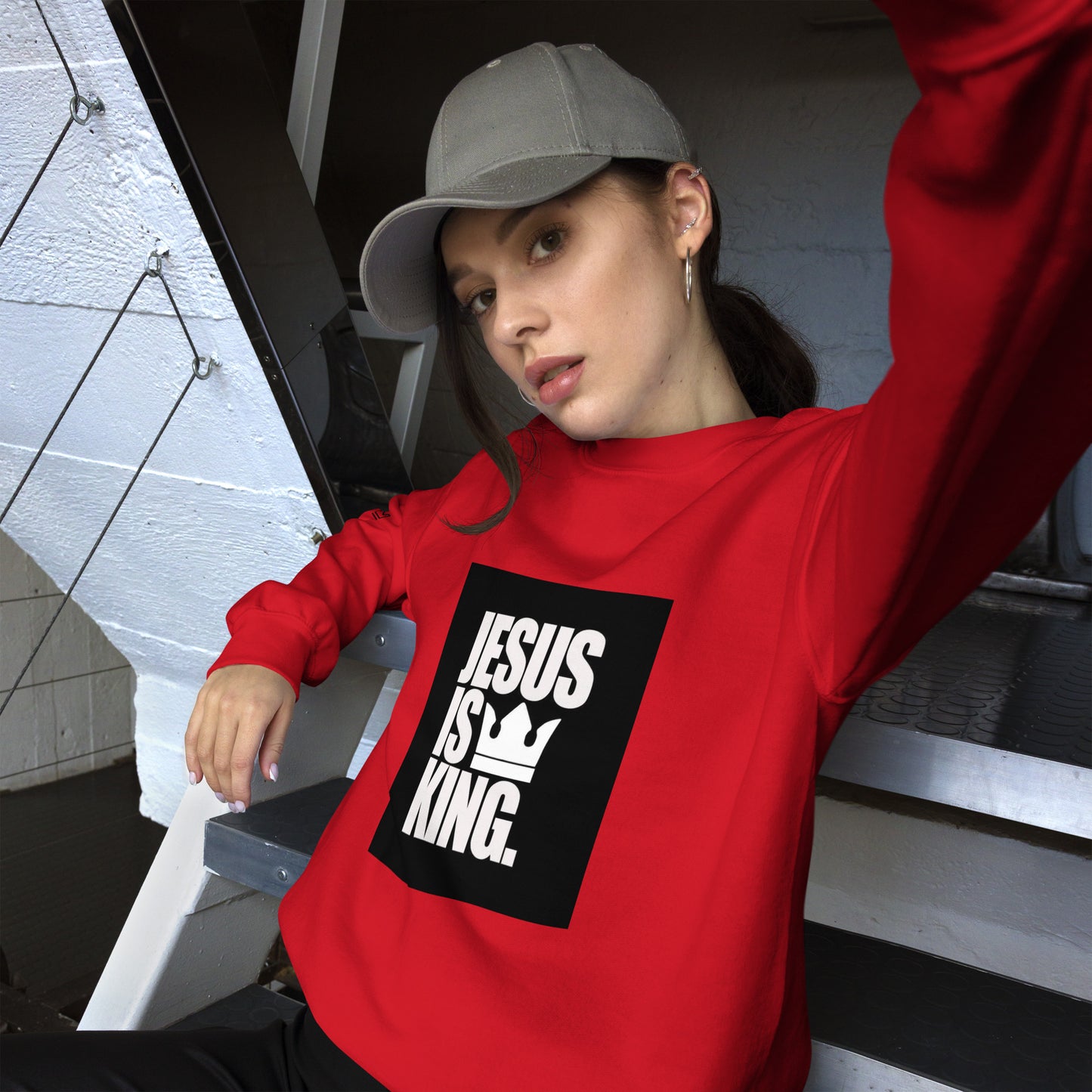 Unisex Jesus Is King Sweatshirt