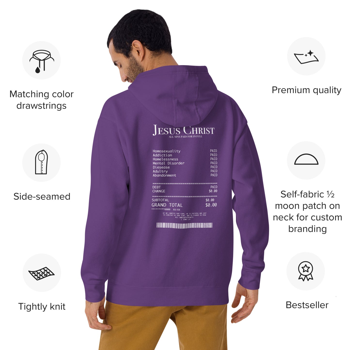 Unisex ALL SINS PAID Hoodie